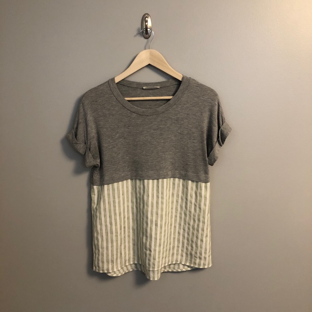 Brand New Half Stripe Top!
